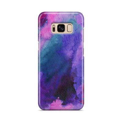Skal till Samsung Galaxy S8 - Vattenfärg - Lila