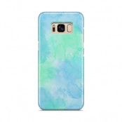 Skal till Samsung Galaxy S8 - Vattenfärg - Ljusblå