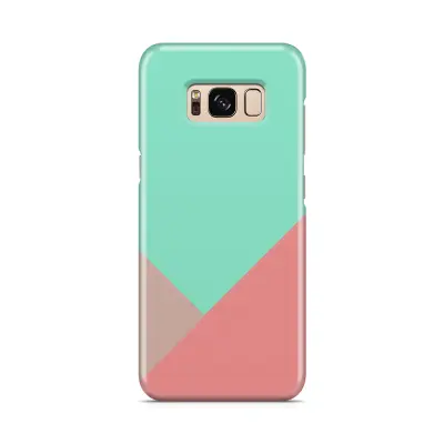 Skal till Samsung Galaxy S8 - Vinklar - Turkos/Rosa