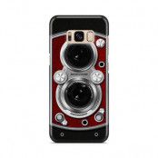 Skal till Samsung Galaxy S8 - Vintage Camera Red