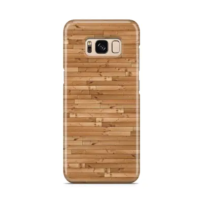 Skal till Samsung Galaxy S8 - Wood floor