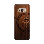 Skal till Samsung Galaxy S8 - Wooden Anchor B