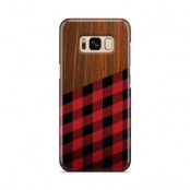 Skal till Samsung Galaxy S8 - Wooden Lumberjack B