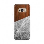Skal till Samsung Galaxy S8 - Wooden Marble B