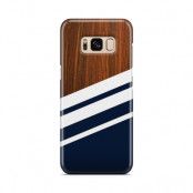 Skal till Samsung Galaxy S8 - Wooden Navy B