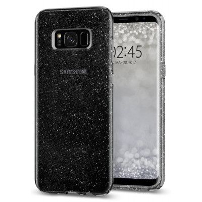 SPIGEN Liquid Crystal Glitter Skal till Samsung Galaxy S8 - Grå