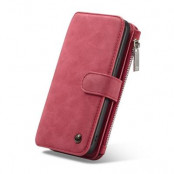Caseme Detachable Plånboksfodral Samsung Galaxy S9 Plus - Röd