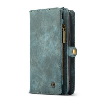 Caseme Plånboksfodral av läder Samsung Galaxy S9 Plus - Blå