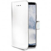 Celly Plånboksfodral Samsung Galaxy S9 Plus - Vit