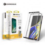 CoveredGear Easy App Härdat glas skärmskydd till Samsung Galaxy S9 Plus - Svart