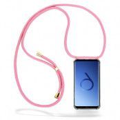 Boom Galaxy S9 Plus mobilhalsband skal - Pink Cord