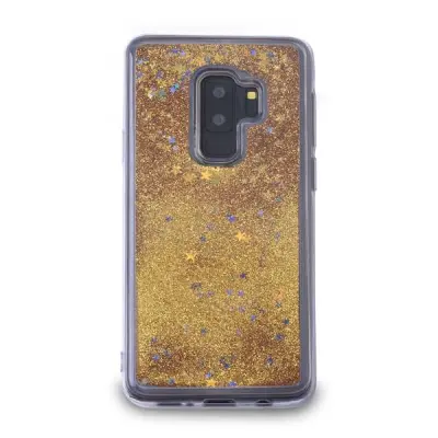 Glitter Skal till Samsung Galaxy S9 Plus  -  Guld