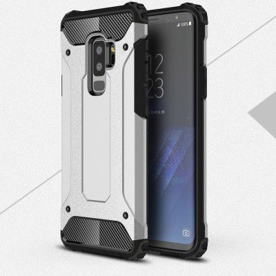 Hybrid Armor Mobilskal Samsung Galaxy S9 Plus - Silver