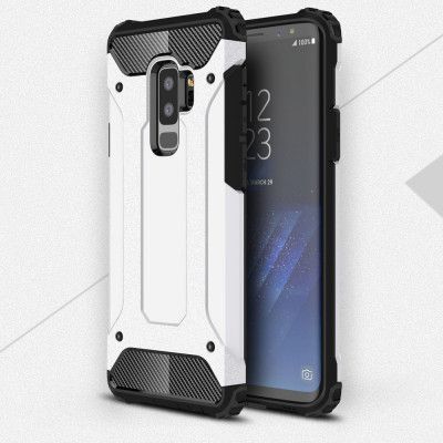 Hybrid Armor Mobilskal Samsung Galaxy S9 Plus - Vit