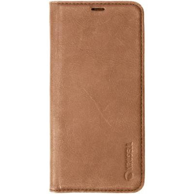 Krusell Sunne 2 Card Cover Foliowallet Samsung Galaxy S9 Plus - Vintage Cognac