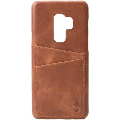 Krusell Sunne 2 Card Cover Samsung Galaxy S9 Plus - Vintage Cognac