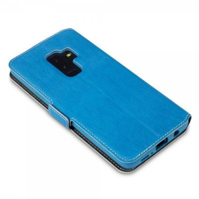 Qubits Plånboksfodral Samsung Galaxy S9 Plus - Blå