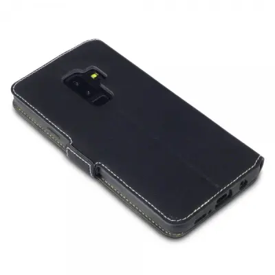 Qubits Plånboksfodral Samsung Galaxy S9 Plus - Svart