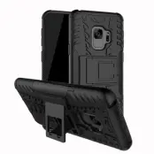 Rugged Armor Kickstand Skal till Samsung Galaxy S9 Plus - Svart