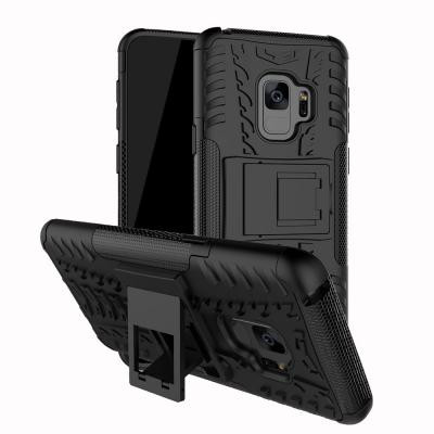 Rugged Armor Kickstand Skal till Samsung Galaxy S9 Plus - Svart