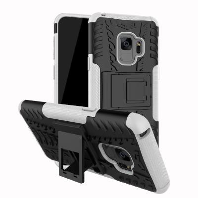 Rugged Armor Kickstand Skal till Samsung Galaxy S9 Plus - Vit