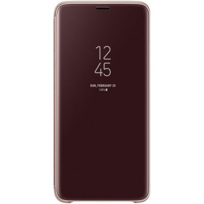 Samsung Clear View Standing Cover Samsung Galaxy S9 Plus - Guld