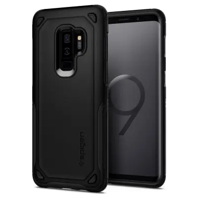 Spigen Hybrid Armor Skal till Samsung Galaxy S9 Plus - Svart