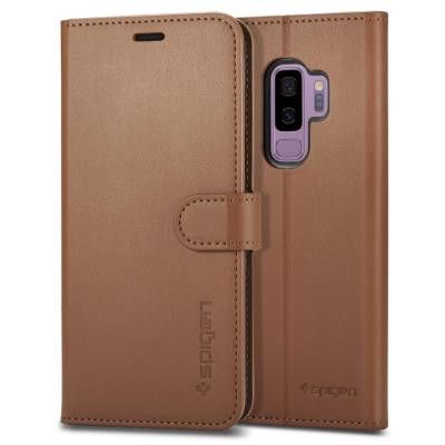 Spigen Plånbok S Galaxy S9 + Plus Kaffe Brun