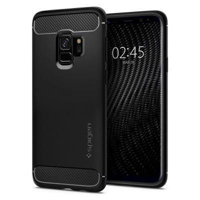 Spigen Rugged Armor Galaxy S9 Mattsvart