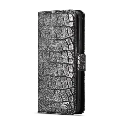 WHATIF Croco Plånboksfodral Samsung Galaxy S9 Plus - Svart