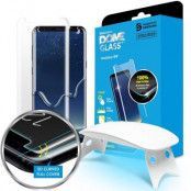 Whitestone Härdat Glas Dome Galaxy S9 + Plus Clear