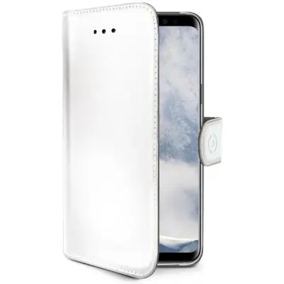 Celly Plånboksfodral Samsung Galaxy S9 - Vit