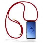 Boom Galaxy S9 mobilhalsband skal - Maroon Cord