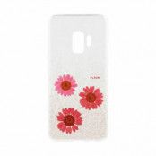 FLAVR iPlate Real Flower Gloria Skal Galaxy S9 - Rosa