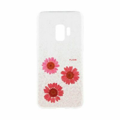 FLAVR iPlate Real Flower Gloria Skal Galaxy S9 - Rosa