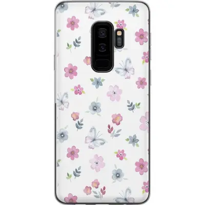 Mobilskal till Samsung Galaxy S9 med Blommor och fjärillar
