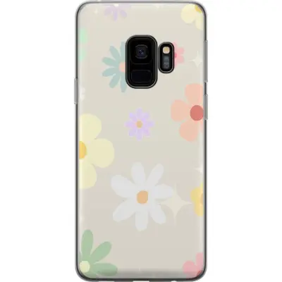 Mobilskal till Samsung Galaxy S9 med fejdande blommor