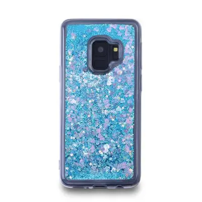 Glitter Skal till Samsung Galaxy S9 - Blå