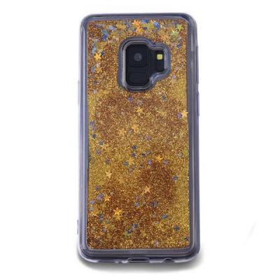 Glitter Skal till Samsung Galaxy S9 - Guld