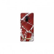 iDeal of Sweden Fashion Case Samsung Galaxy S9 - Scarlet Red Marble