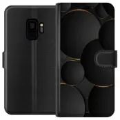 Lyxig Cirklar plånboksfodral till Samsung Galaxy S9