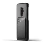Mujjo läderfodral med kortficka till Samsung Galaxy S9 Plus - Svart