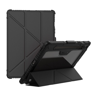 Nillkin Galaxy Tab S9 Fodral Läder Bumper - Svart