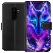 Plånboksfodral till Samsung Galaxy S9+ med Neon Varg
