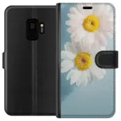 Plånboksfodral till Samsung Galaxy S9 med Sommarblommor