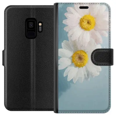 Plånboksfodral till Samsung Galaxy S9 med Sommarblommor