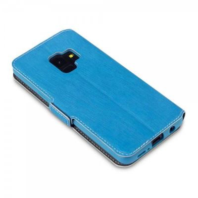 Qubits Plånboksfodral Samsung Galaxy S9 - Blå