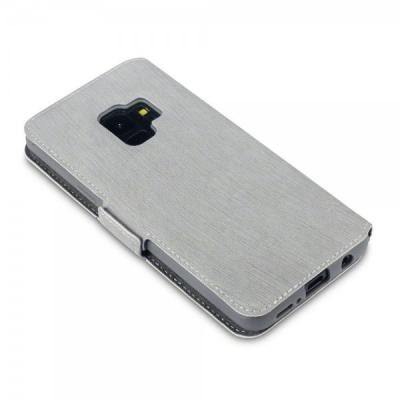 Qubits Plånboksfodral Samsung Galaxy S9 - Grå