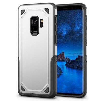 Rugged Armor Skal till Samsung Galaxy S9 - Silver
