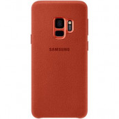 Samsung Alcantara Cover Samsung Galaxy S9 - Röd